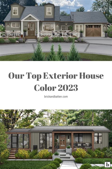 Cool Popular Exterior House Colors 2023 Ideas