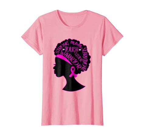 Black Women Breast Cancer Awareness T Shirt African American Colonhue