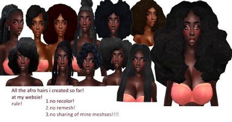 Sims4 Maxis Match 4c Hair Sims 4 Afro Hair Afro Hair