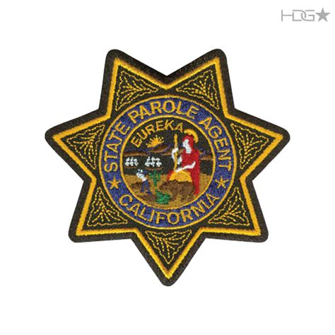 California Parole Agent Badge Patch Hdg★ Tactical