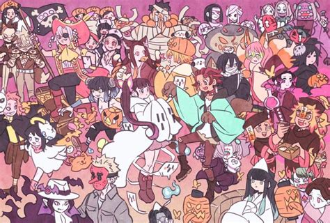 Kimetsu No Yaiba Doujinshi Anime Halloween Và Fiction