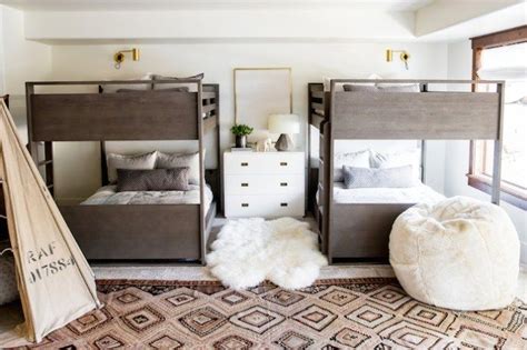This Modern Bunk Rooms Is A Kid Friendly Cozy Space With Layers Of