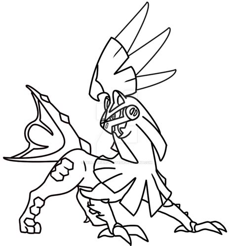 Pokemon Coloring Pages Lycanroc Midnight Form Shiny Lycanroc In Its