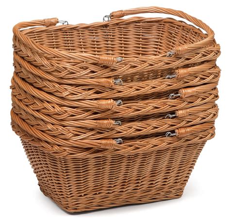 Wicker Shopping Basket With Handles — Prestige Wicker