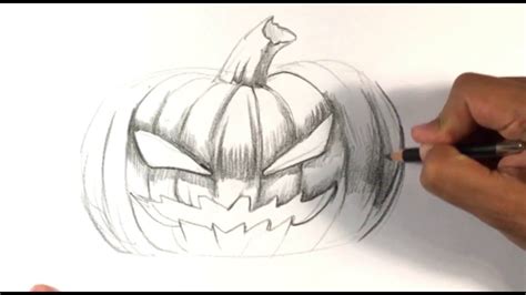 Crazy How To Draw A Jack O Lantern Skull Drawings Youtube