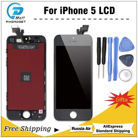 1PCS AAA Quality LCD With Touch Screen For IPhone 5 5G Display Assembly