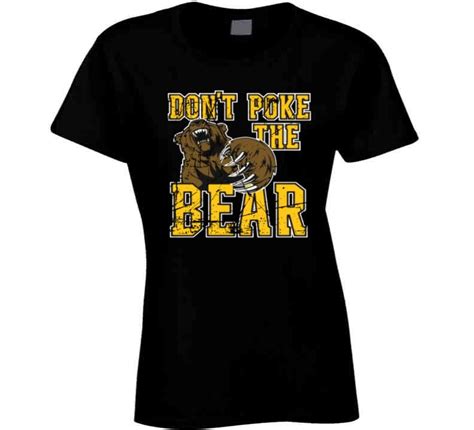 Dont Poke The Bear Boston Hockey Fan Distressed T Shirt Beantowntshirts