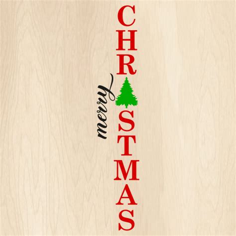 Christmas Porch Sign Svg Merry Christmas Porch Sign Png Merry