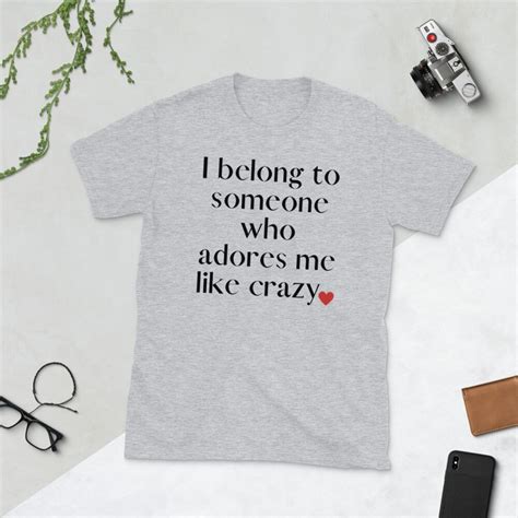 Short Sleeve Unisex T Shirt Romantic Words T Shirt Romantic Etsy