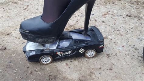 Crushing Some Toy Car With Heels Preview Youtube