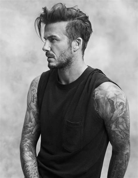 Because the hairstyle bears an alleged similarity to the fast food chain's signature golden arches. H&M Modern Essentials Selected by David Beckham