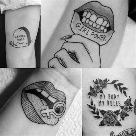 Tattoo Feminist Girl Power Tattoo Ideas Symbols Of Feminism In Art