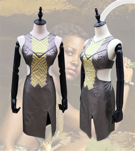 Nakia Black Panther Costume Cosplay Costume Party World
