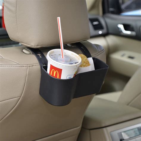 Car Headrest Seat Back Organizer Cup Holder Drink Pocket