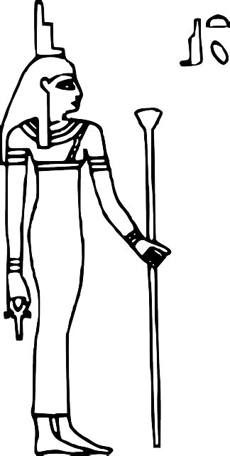 free vector graphic isis goddess egypt egyptian free image on pixabay 33961