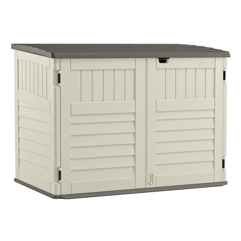 Suncast Vanilla Resin Outdoor Storage Shed Common 705 In X 4425 In