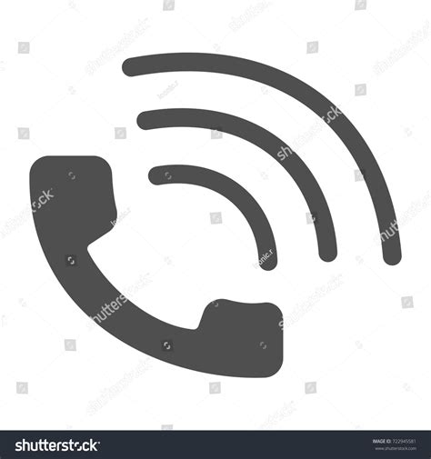Phone Call Icon Stock Vector Royalty Free 722945581 Shutterstock