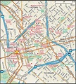 Dallas street map - Map of downtown Dallas streets (Texas - USA)
