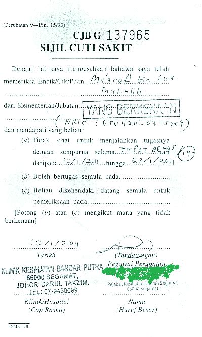 Mc certificate 5 certificate print. Anakbukitgantang in Putrajaya: Bolehkah kakitangan ...