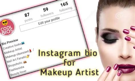Instagram Bio For Makeup Artist 2023latest Stylish Professional