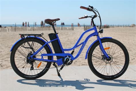 2021 Anywhere Playa 36v Step Through Electric Beach Cruiser Bike