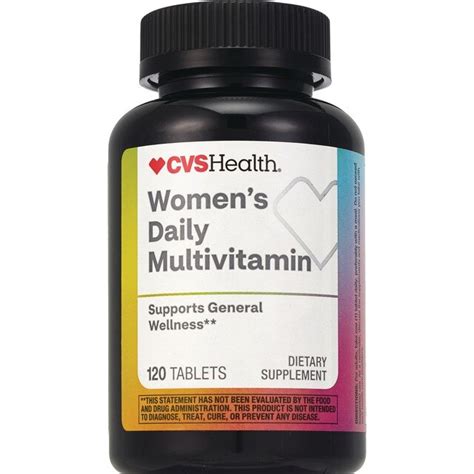 Cvs Health Womens Multivitamin And Multimineral Tablets 120ct Pick Up