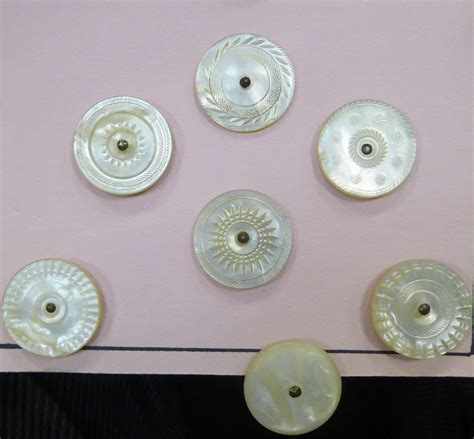 Colonial Pearl Buttons With Pin Shanks Button Jewlery Mother Of