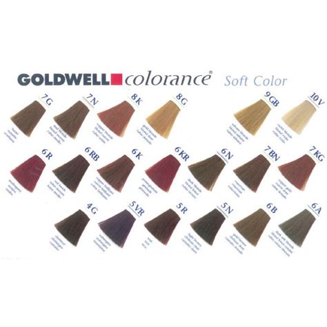 Goldwell Color Chart Colorance