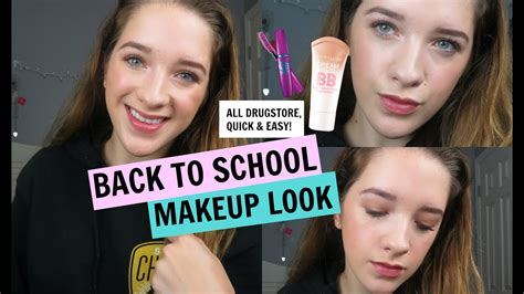 Back To School Makeup Look Quick And Easy Youtube