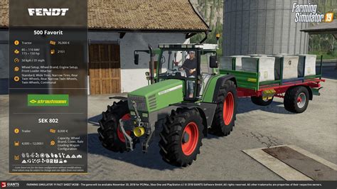 Farming Simulator 19 Fact Sheet 9 Fs19 Fs17 Ets 2 Mods