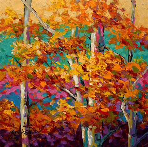 Abstract Autumn Iii Painting By Marion Rose