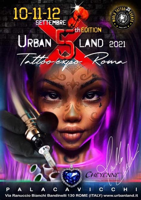 Urban Land Tattoo Expo Roma September 2021 Italy Inkppl