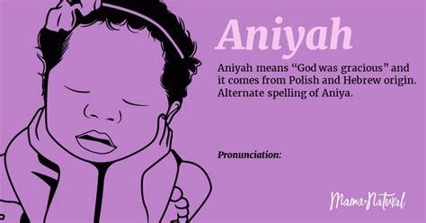 Aniyah Name Meaning Origin Popularity Girl Names Like Aniyah Mama Natural