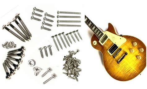 Parafusos Inox Conserva Guitarra Les Paul Kit Completo Frete Gr Tis