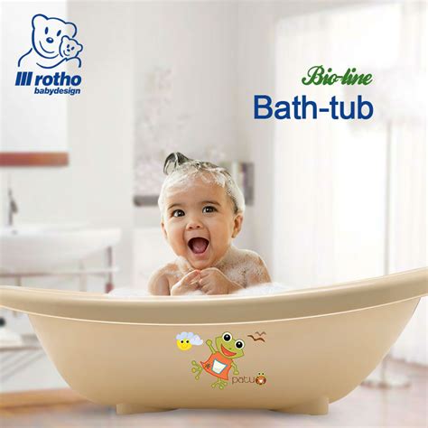 A baby bathtub will help you prop up a wriggling newborn. Rotho Babydesign baby Bathtub bathing Germany child/kid ...