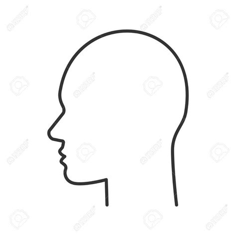 Image Result For Side Face Vector Side View Of Face Modern Graphic