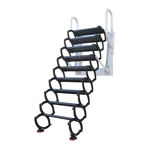 Intsupermai Attic Loft Ladder Stairs Loft Wall Folding Ladder With