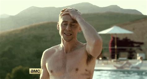 tom hiddleston shirtless moments popsugar celebrity