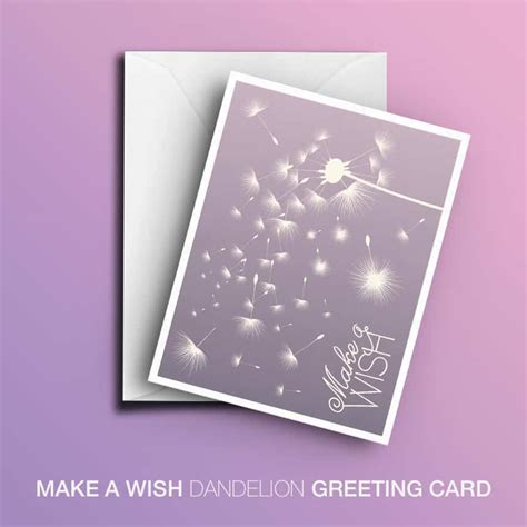 Printable Make A Wish Card Purple Free Printables Online