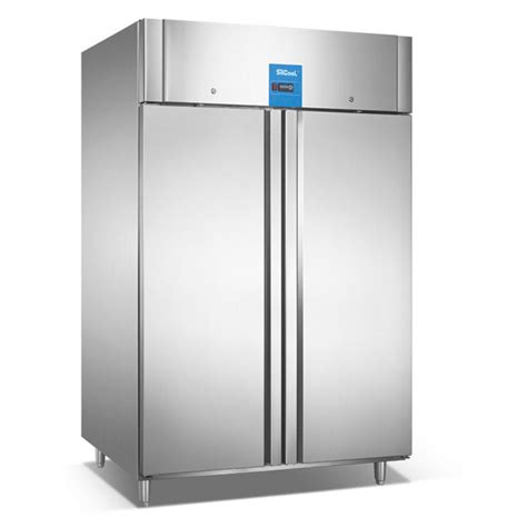 Commercial Stainless Steel Fridge Freezer Double Door 1400l With Top