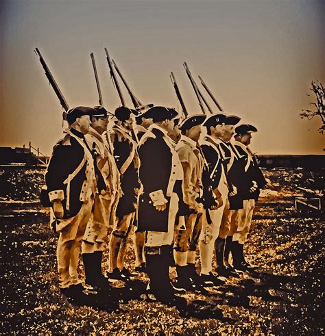 Colonial Soldiers On Parade Photograph By Bill Cannon