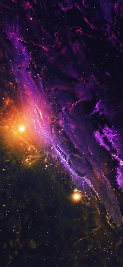 1125x2436 Nebula Galaxy Space Stars Universe 4k Iphone Xsiphone 10