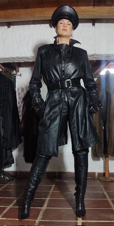 Tight Leather Pants Long Leather Coat Black Leather Dresses Leather