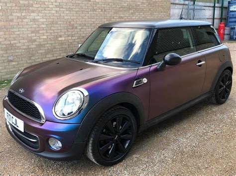 Purple Mini Cooper D Baker Street Edition In Mildenhall Suffolk