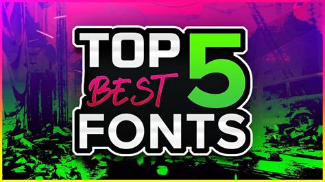 Top BEST FREE Fonts For Thumbnails Banners And Designing Photoshop Fonts YouTube