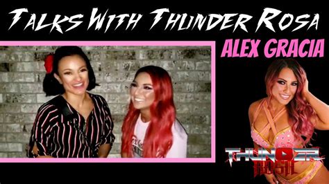 Alex Gracia Interviewed By Thunder Rosa For Title Match Network Youtube