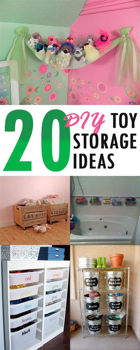20 Simple And Affordable Diy Toy Storage Ideas Diy Toy Storage Large