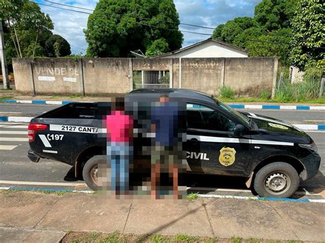 Casal suspeito de trocar drogas por objetos furtados é preso no Norte de RR Roraima G