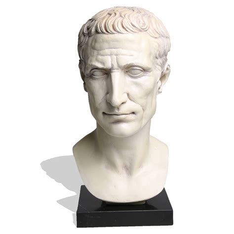 Hand Carved Marble Julius Caesar Bust For Free Images At