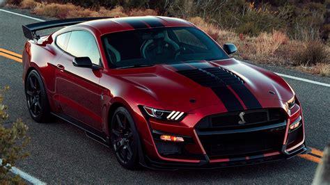 Red Shelby Gt500 Mustang 2019 1920x1080 Wallpaper Teahub Io